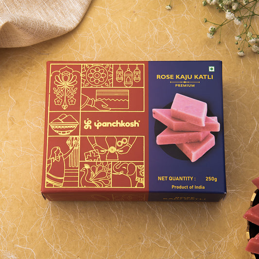 Rose Kaju Katli Premium